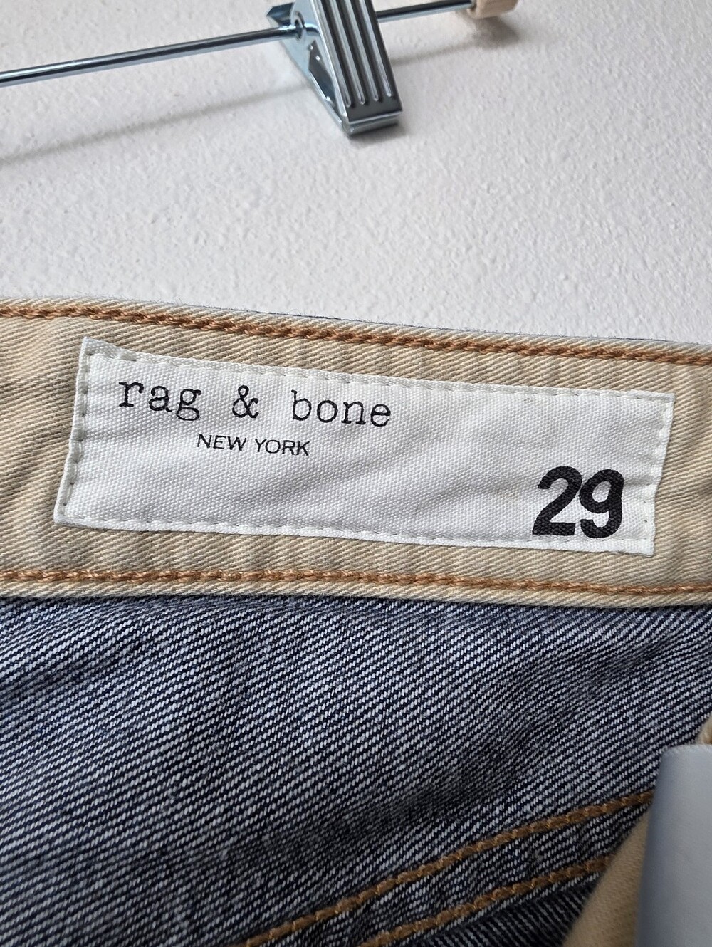 Rag & Bone Dark Blue Relaxed Wide Leg Jeans Size 29 - Picture 3 of 3